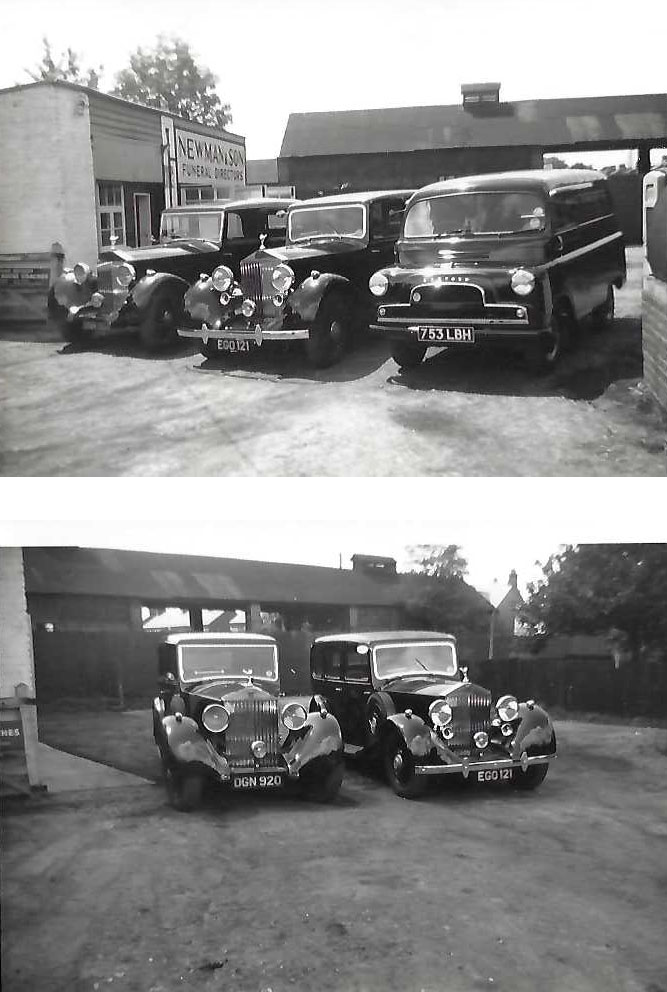 HJ Newman - 1950's Hearse HJ Newman - 1950's Hearse